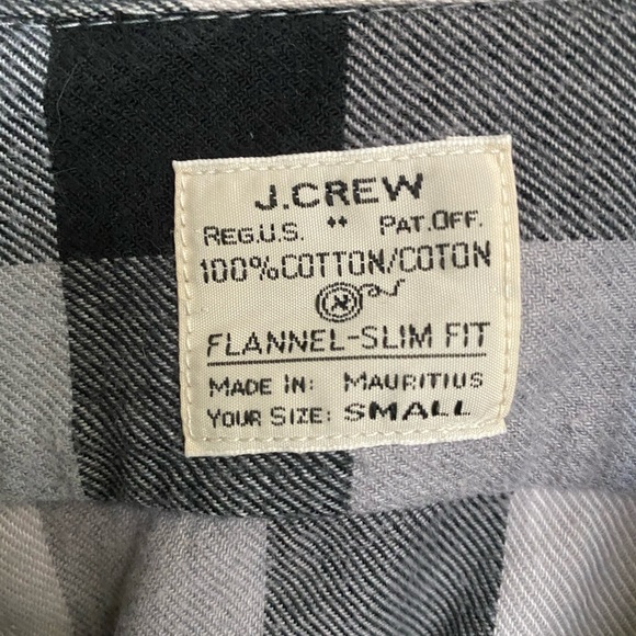 J. Crew Flannel Slim-Fit Button Down Shirt - Picture 6 of 7